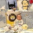thumbnail image 2 of Laundry Basket Large Laundry Basket, Baby Kids Basket, Pe Canvas Laundry Basket Liner Storage Boxes, 2 of 5
