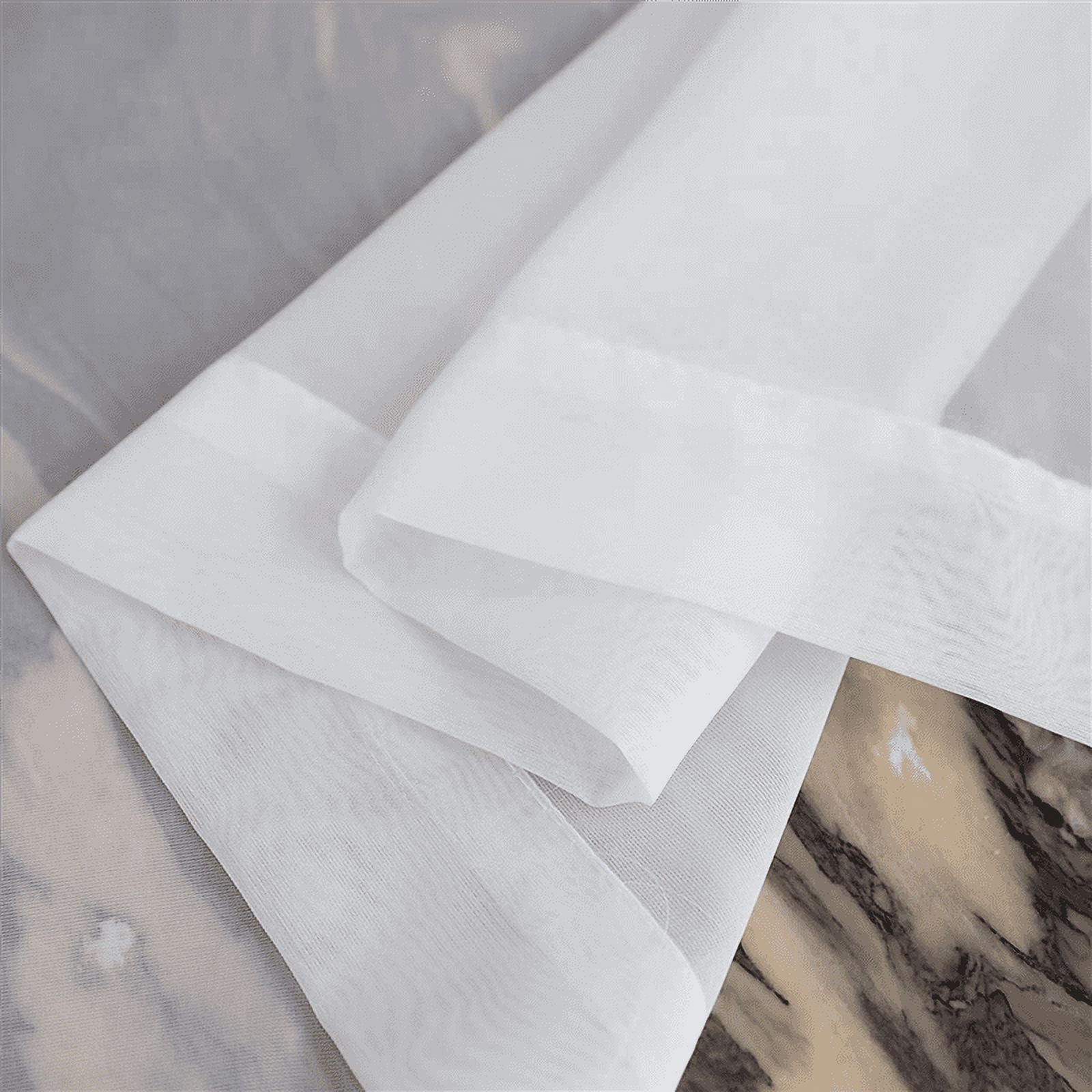Window White Sheer Curtains 90 Inches Long 4 Panels Sheer White Curtains Clear Curtains Basic Rod Pocket Panel