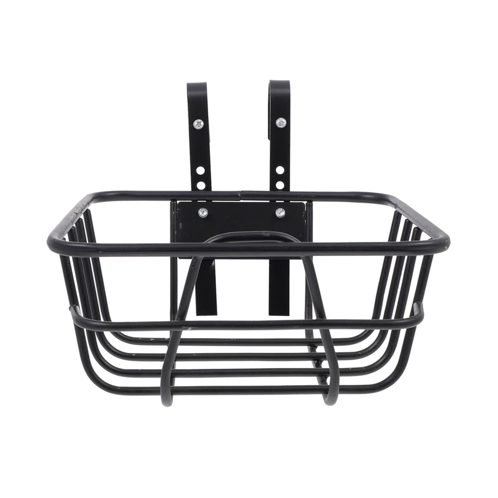 GARENDE Metal Wire Front Basket with Hooks Simple Installation for Mountain Bike