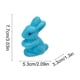 thumbnail image 3 of Adornos de conejo de Pascua de espuma de colores para coronas y decoración | Juego de 6 conejos en colores pastel | Para fiestas, regalos y decoración primaveral, 3 of 6