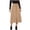 Beige, variant on Women’s Corduroy High Waist A-Line Midi Skirt with Front Button Down Closure and Classic Fit for Daily Wear Beige L