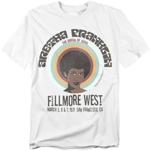 Aretha Franklin T-Shirt Fillmore West Unisex Graphic Tee for Men & Women