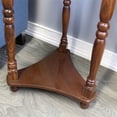 thumbnail image 5 of Natural Geo Decorative Wooden Carved Accent Table, 5 of 5