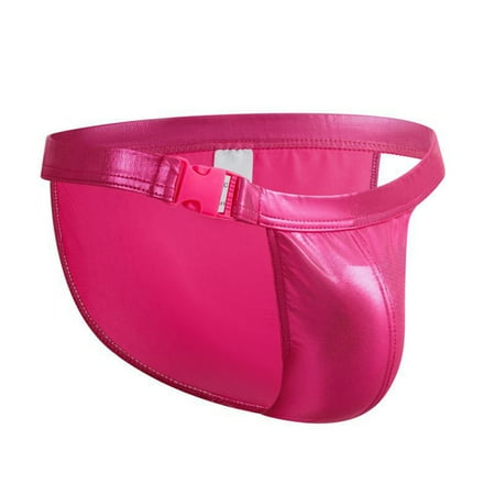 

DNDKILG Supporters Male Briefs for Men Athletic Jockstrap Bikini Underwear Hot Pink XL