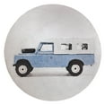 thumbnail image 1 of Bass Light Blue Land Rover Area Rug by Kavka Designs, 1 of 3