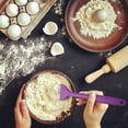 thumbnail image 7 of Flat Spatula & Spoon Spatula 11.2in 600°F Heat Resistant Silicone Bowl Scraper, Flexible Rubber Kitchen Cooking Mixing Utensil with Upgraded Non-Stick Surface, 7 of 7
