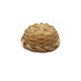 thumbnail image 2 of Doll House Mini Light Brown Plastic Flowerpot for Decoration with Creative Round Basket Design 3.5, 2 of 5