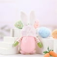 thumbnail image 6 of Spring Easter Faceless Gnome Plush Ornament, Bunny Dwarf Doll Decoration for Table, Shelf, and Room Display, Handmade Nordic Style Home Easter Festival Accent, HAODEJW, 6 of 8