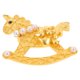 thumbnail image 1 of unbranded Pin De Caballo Estilo Retro Dorado Con Detallado Para Atuendos Formales Y Casuales, 1 of 6