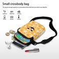thumbnail image 7 of HELLHERO Salamander Strawberry Pattern 2 Layers Travel Crossbody Purse, Unique Gift Polyester for Outdoor Travel, 7 of 7