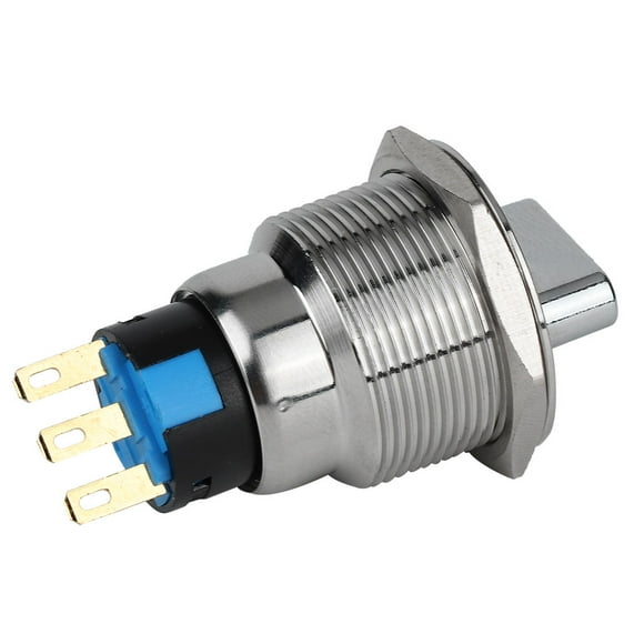 Waterproof Switch,19mm Stainless Steel Rotate Change Over Switch Transfer Switch True Excellence