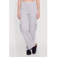 thumbnail image 3 of Women's Brushed Knit Wide Leg Cargo Pants, 3 of 4