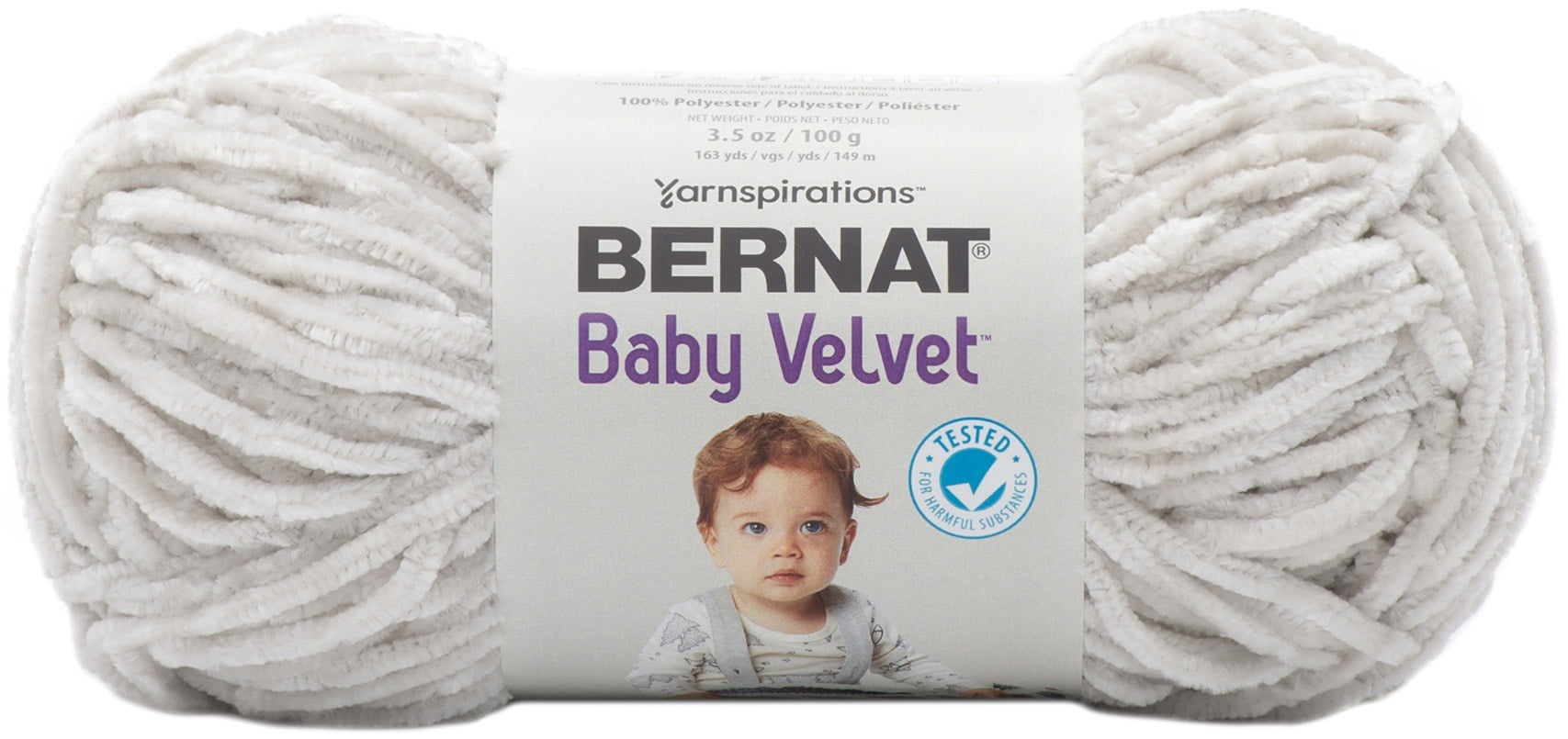 Bernat Baby Velvet Yarn-snowy White 