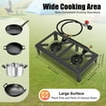 thumbnail image 4 of Autrinix Heavy-Duty Cast Iron Wood Stove, Portable Camp Stove for Outdoor Cooking and BBQ, 4 of 6