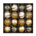 thumbnail image 2 of YAOMOBB Holiday Hanging Ornaments Colorful Shatterproof Christmas Ball Set 16Pcs 8CM Plastic Reusable Xmas Tree Hanging Ornament, 2 of 7