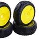 thumbnail image 3 of Juego de 4 neumáticos de goma para buggy y truggy RC 1/8 y rueda hexagonal de 17 mm Amarillo, 3 of 6