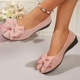 thumbnail image 5 of purcolt Women's Bowknot Ballet Flats Round Toe Slip-On Comfortable Casual Bowtie Flat Shoes Dress Shoes, 5 of 9