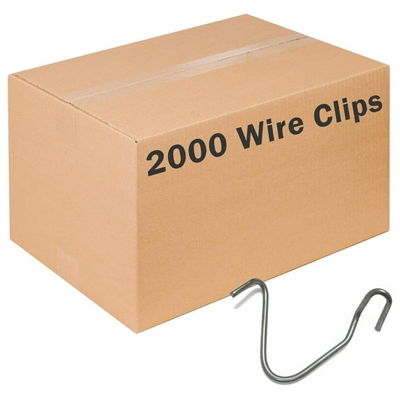 TPWC100 T-Post Wire Clips, 2000 Pack