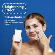 (2 pack) Esponjabon Mother of Pearl Soap Sponge - Brightening Effect 2-in-1 Soap Sponge – For Face and Body - 4.2 oz