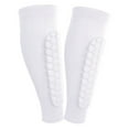 thumbnail image 1 of Shin Guards 1 par de fútbol Protector de piernas de manga de compresión (M) blanco, 1 of 3