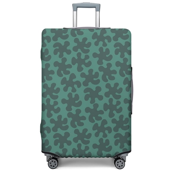 Stretch Luggage Cover XL(29-32in)– Elastic Travel Suitcase Protector with Handle Openings & Bottom Closure, Washable Polyester Spandex Suitcases Cover, Camouflage Print