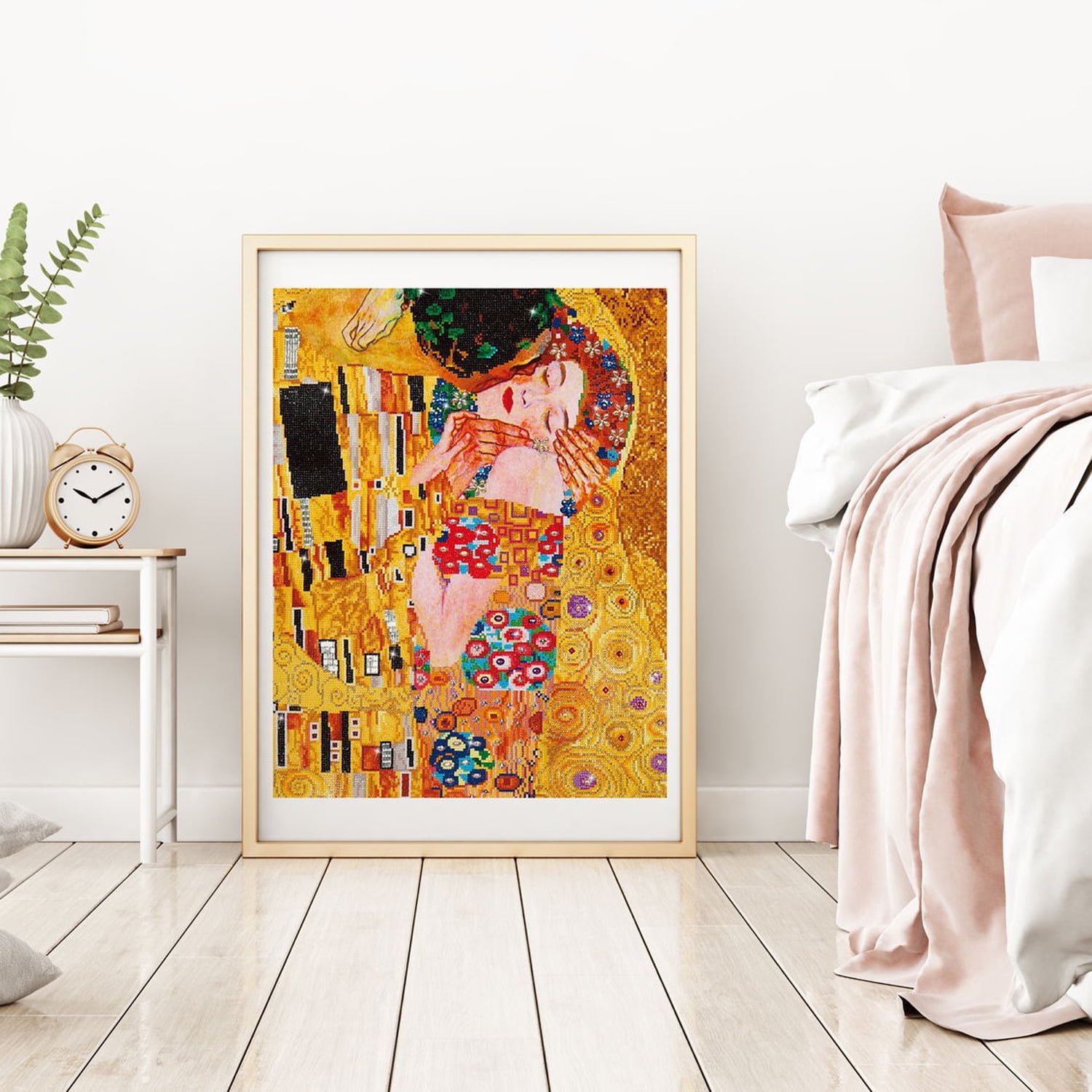 Diamond Dotz The Kiss (Klimt) Diamond Painting Kits for Adults - Diamond Art Kits a Relaxing Creative Craft Kit with Dotz Gems 28x22