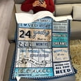 thumbnail image 4 of 4 Year Old Boy Birthday Gift, Super Soft and Warm Happy Birthday Blanket, Digital Heartwarming Sentences Creative Design Ideal Gifts for 4th, 50"x60", 4 of 5