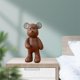 thumbnail image 4 of Estatuil de oso Decoración para el hogar Estatua animal moderna Artesanía Marrón de pie Zulema Estatuilla de escritorio, 4 of 8