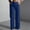 Navy, variant on Womens Wide Leg Dress Pants Business Casual Flowy Work Palazzo Pants High Waisted Slacks Trousers White XL(XL)