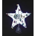 thumbnail image 2 of 15" LED Lighted Battery Operated Mirrored Star Christmas Tree Topper with Timer, 2 of 2