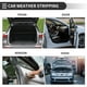 thumbnail image 2 of Bargains Únicos Weatherstrip Weather Stripping Cinta Adhesiva para Sello de Clima 85.3Ft Forma de 6 Agujeros EPDM Caucho, 2 of 7