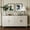 Champagne, variant on Champagne Silver Lacquered 4 Door Cabinet / Adjustable Shelves for Living Room Storage