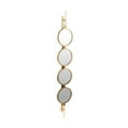 thumbnail image 6 of DecMode 8" x 49" Gold Slim Stacked 4 Layer Chain Wall Mirror with Round Pattern, 6 of 9