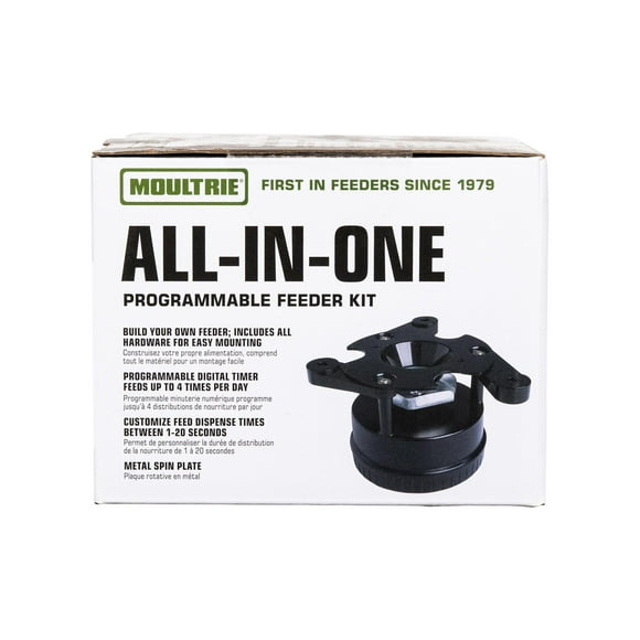 Moultrie All-in-One Timer Battery-Powered Broadcast Feeder Kit