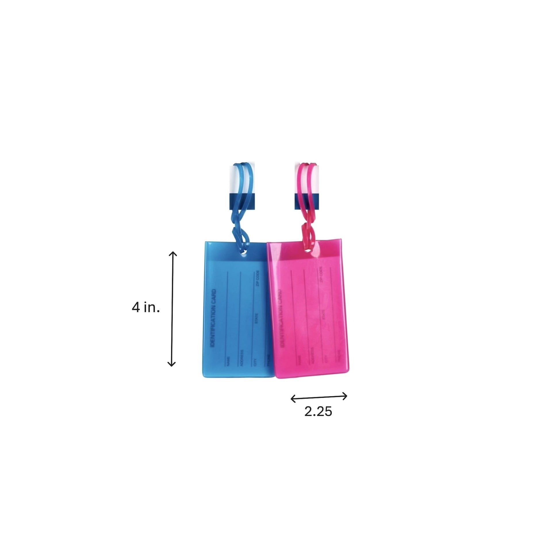 Protégé 5 Pack Jelly Styled Travel Tags