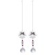 thumbnail image 1 of Crystal Suncatcher Crystal Ball Rainbow Chakra con cuentas como regalo, Angel Decoration Set de 2 Ormromra, 1 of 5