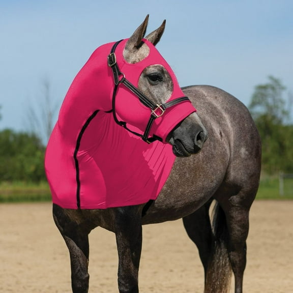 Dura-Tech 4-Way Full Zip Horse Slicker Hood | Color Pink | Size Large