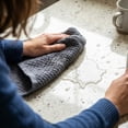 thumbnail image 3 of REGALWOVEN 2 Pack Solid Color Cotton Kitchen Towels, 100% Pure Cotton Soft Absorbent Dish Towels Grey 25" x 15", 3 of 5