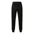 thumbnail image 4 of Zylarhe Men's Spring&Winter Solid Color Long Sleeved Hooded Top And Trousers Suit Haptic Suit, 4 of 7