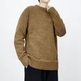 thumbnail image 2 of Bjutir Coats For Mens Loose Fitting Trend Casual Sweater College Style Knit Jacket, 2 of 4