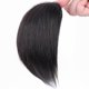 thumbnail image 1 of Jizlan Adornos de cabello humano invisibles negros para mujeres Extensión de cabello con clip sin costuras Pieza de cabello Flequillo falso corto Forro de cabello Postizos superiores Pelucas, 1 of 5
