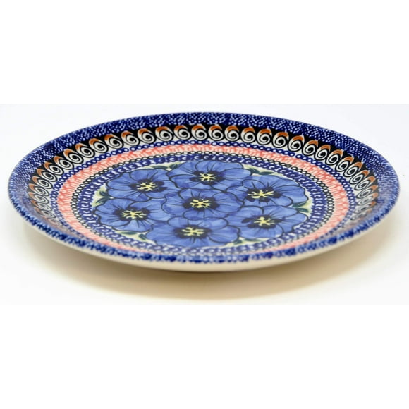 Polish Pottery Assiette de Marché 7.5 Pouces de Zaklady Ceramiczne Boleslawiec Gu-814-148 Art Unikat Motif Signature, Diamètre 7.5 Pouces