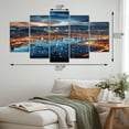 thumbnail image 4 of Designart "Beautiful Cityscape of Barcelona I" Barcelona Metal Wall Décor Set, 4 of 5