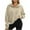 Khaki, variant on Aofany Sweatshirt for Women Half Zip Cropped Pullover Fleece Hoodies Fall Winter Tops Thumb Hole