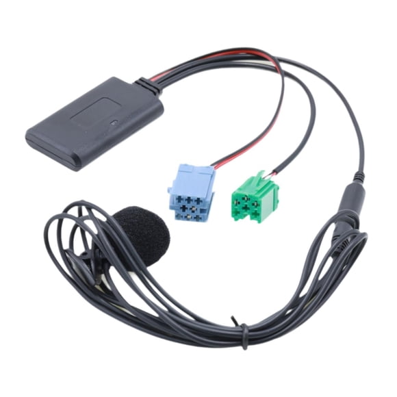 Adaptador de entrada auxiliar de audio con cable, práctico y fácil de usar, conectar y usar, adaptador de entrada auxiliar para estéreo de automóvil. con micrófono