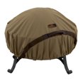 thumbnail image 1 of Classic Accessories Hickory 60 Inch Outdoor Polyester Fire Pit Cover, Mahogany, 1 of 7