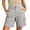 Gray, variant on Yievot Cargo Shorts for Women 7 Inch Inseam Button High Waist Multi Pocket Casual Summer Outdoor Hiking Shorts