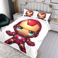 thumbnail image 3 of Iron Man Themed Bed Sheet Set Three Piece Set 53x79 Inches Comfortable And Skin Friendly Unique Design Creating A Star Studded Night, 3 of 6