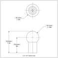 thumbnail image 2 of Allied Brass 3/4-in Cabinet Knob, Oil Rubbed Bronze, 2 of 2