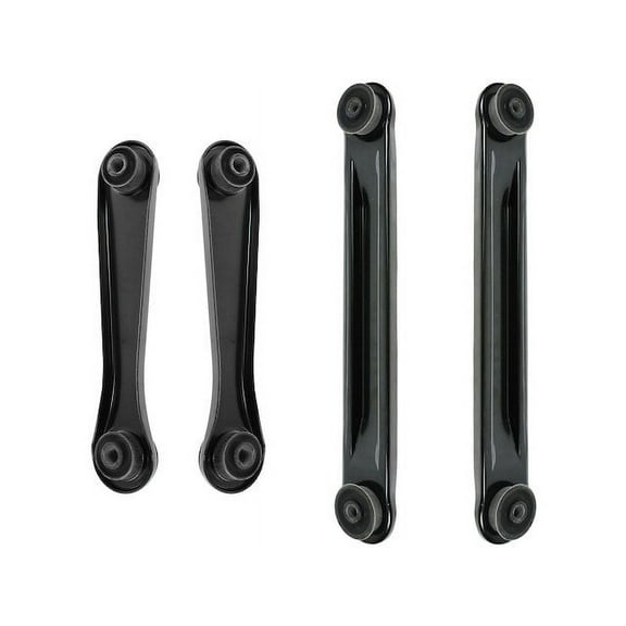 Rear Control Arm Set 4 Piece - Compatible with 1998 - 2011 Ford Crown Victoria 1999 2000 2001 2002 2003 2004 2005 2006 2007 2008 2009 2010
